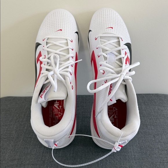 NWT Mens Nike Alpha Menace 4 Varsity TB P "Oklahoma" Football Cleats Size 14 - Picture 4 of 9